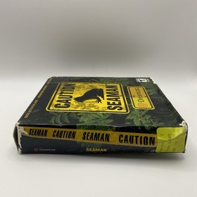 Seaman (Sega Dreamcast, 2000) SEALED Disc! Box Mic Manual Authentic