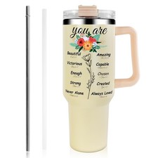 Christian Gifts for Women - 40 oz Tumblers for Women Bible Verse Coffee Mug C...