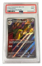 PSA 9 Gumshoos 153/132 Illustrazione Rara 2025 Carta Pokemon Mega Evoluzione Rara