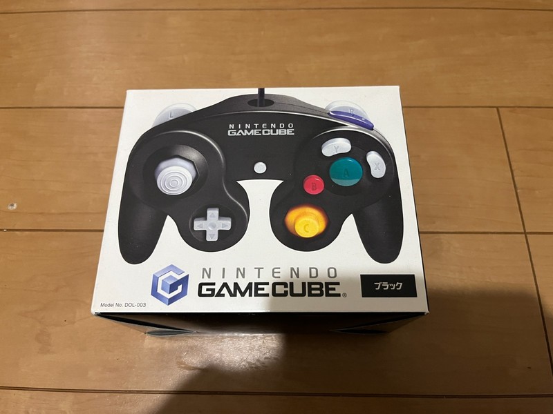 Nintendo GameCube Controller DOL-003 Black Color with BOX