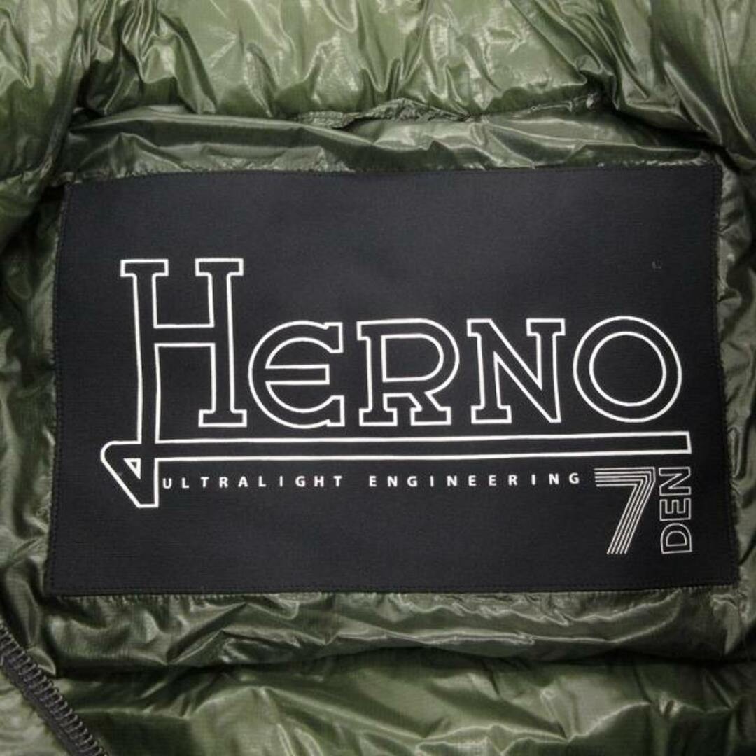 Herno 7DEN Current Down Vest Jacket 52 Green ff I… - image 4
