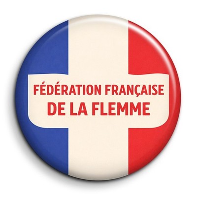 Französischer Flammenverband - Abzeichen 38mm Button Pin