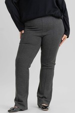 Lysse Elysse Straight Leg Pants - Plus Dark Grey