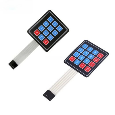 4x4 Matrix Membrane Keypad - 16 Keys Array Switch for Arduino DIY Prototyping