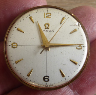 OMEGA GENTS CAL 283 17 JEWELS WRISTWATCH MOVEMENT WORKING