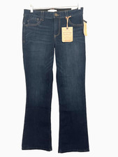 NEW w TAGS DEMOCRACY SIZE 10 MID RISE ITTY BITTY BOOT CUT BLUE DENIM JEANS MW