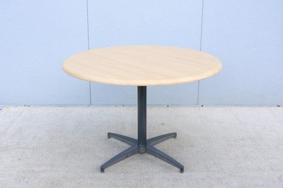 Mid-Century Modern Eames Style 42 in Round Dining Table or Conference Table