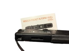 MINOLTA Pocket Autopak 450Ex / 430Ex – Vintage Kompaktkamera + Manual