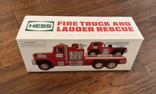 Amazing Hess Fire Truck and Ladder Rescue toy! New Old Stock in Original Box!!!
