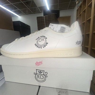 (95). Size 13 - André Saraiva x Adidas Stan Smith The World Needs Love