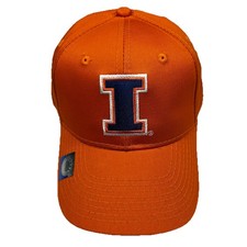 University Of Illinois Fighting Illini Snapback Hat Cap Orange Signatures New