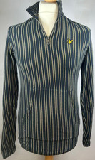 Lyle  Scott 1/4 Jumper - Adult Size XS - Blue Yellow Striped -
