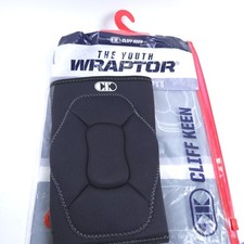 Cliff Keen Wraptor 2.0 Wrestling Kneepad, Black, Youth