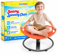 Sensory Spinning Chair for Kids with Safety Handle Grips