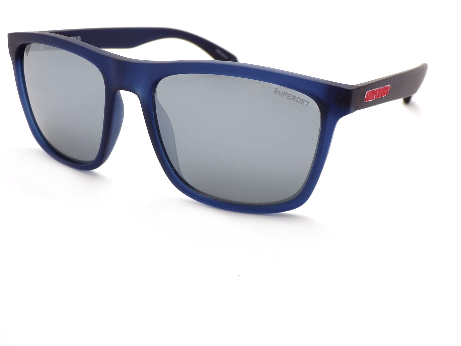 Superdry SDS 5015 Sunglasses Matte Dark Blue with Silver Mirrored Lenses 106