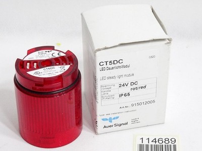 Auer Signal CT5DC LED Dauerlicht-Modul rot 915012005 24VDC / Neu OVP
