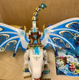 Lego Elves: (incomplete) 41179 Queens Dragon & 41172 Water Dragon W/Manual