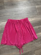 Pink Silk Shorts