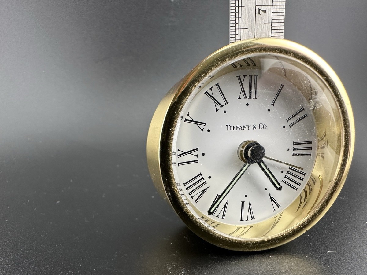 Tiffany & Co Portfolio Quartz Travel Desk Alarm Clock minor Craft