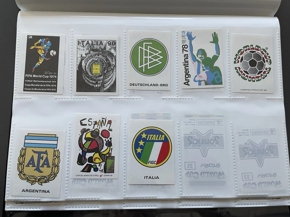 Panini Album World Cup Story Set Stickers Complet Full - Photo 3/4