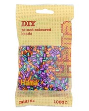 Hama 10.207-92 1,000 Beads in Bag Striped Mix 92, Multicolour, 0 Multicolor