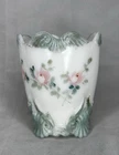 RARE! HTF! Vintage Hand painted Milk glass vase “Astoria”  Dithridge Glass Co.