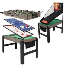 5-in-1 Multi-Game Table Combo Game Table Set for Game Home Play Room