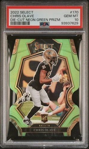 Chris Olave 2022 Panini Prizm Chris Olave #170 Green