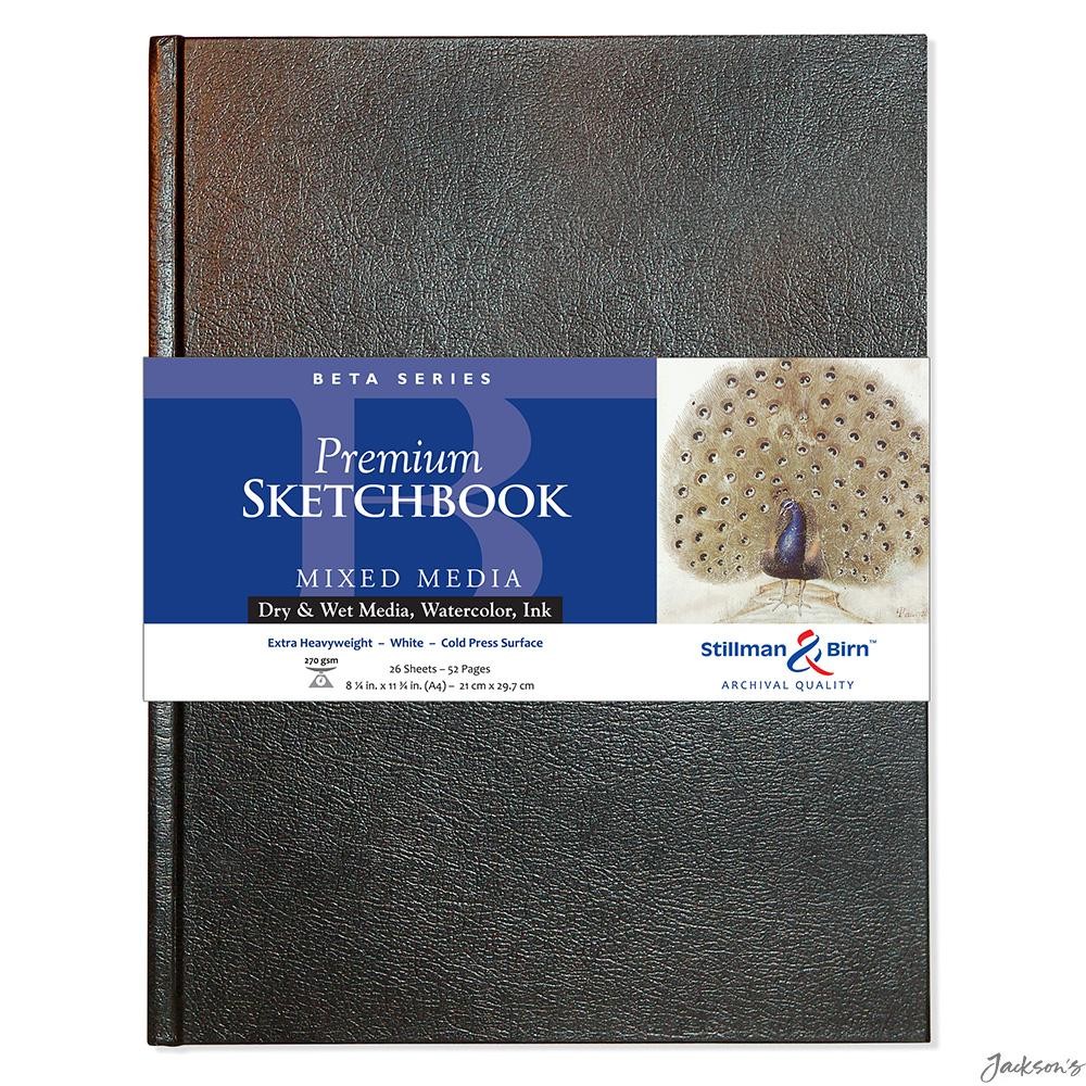 Stillman & Birn Beta Sketchbook Hardbound 270gsm A4 Natural White Rough Paper