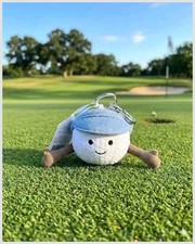 Jellycat Amuseables Golf Ball Bag Charm - Sports Keychain BNWT
