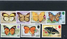 Antigua 1975 Butterflies Scott# 387-93 Mint LH
