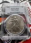 1996 $1 American Silver Eagle MS69 PCGS
