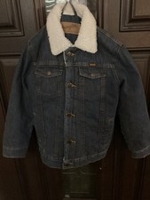 Boys Wrangler Vintage Shepra lined jean jacket