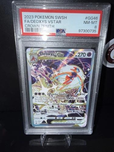 2023 Pokemon SWSH Deoxys VSTAR GG46/GG70 Crown Zenith Galarian Gallery PSA 8 🌌