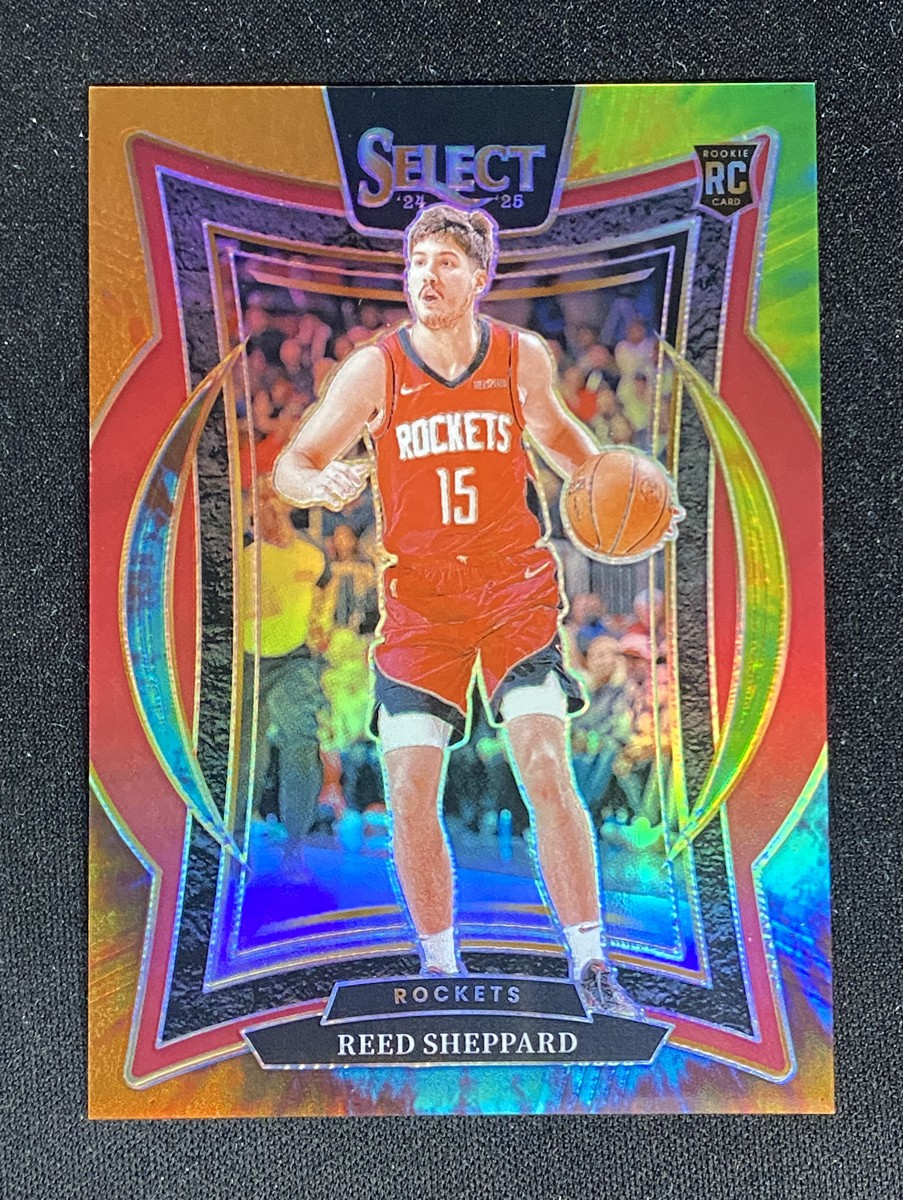 2024-25 Panini Select Reed Sheppard #68 Concourse RC Rookie Tie Dye Prizm /25