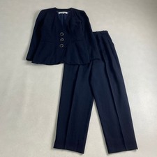Christian Dior Set-Up, Collarless Jacket  Pants, Equivalent to M  L,W4395