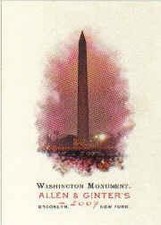 2007 Topps Allen and Ginter #268 Washington Monument - BB