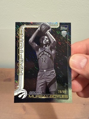 Collin Murray-Boyles 2025-26 Topps Blackout Surge Variant /99 RC SP Raptors  