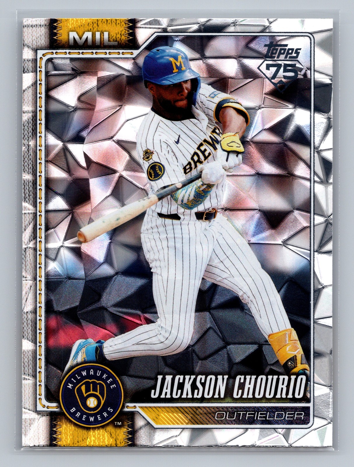 2026 Topps Series 2 JACKSON CHOURIO #448 Diamante Foil Milwaukee Brewers