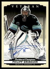 2022-23 Parkhurst Champions Philipp Grubauer Auto #160