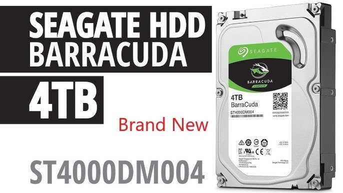 Seagate Barracuda ST4000DM004 4TB Hard drive,5400 RPM,3.5 inch