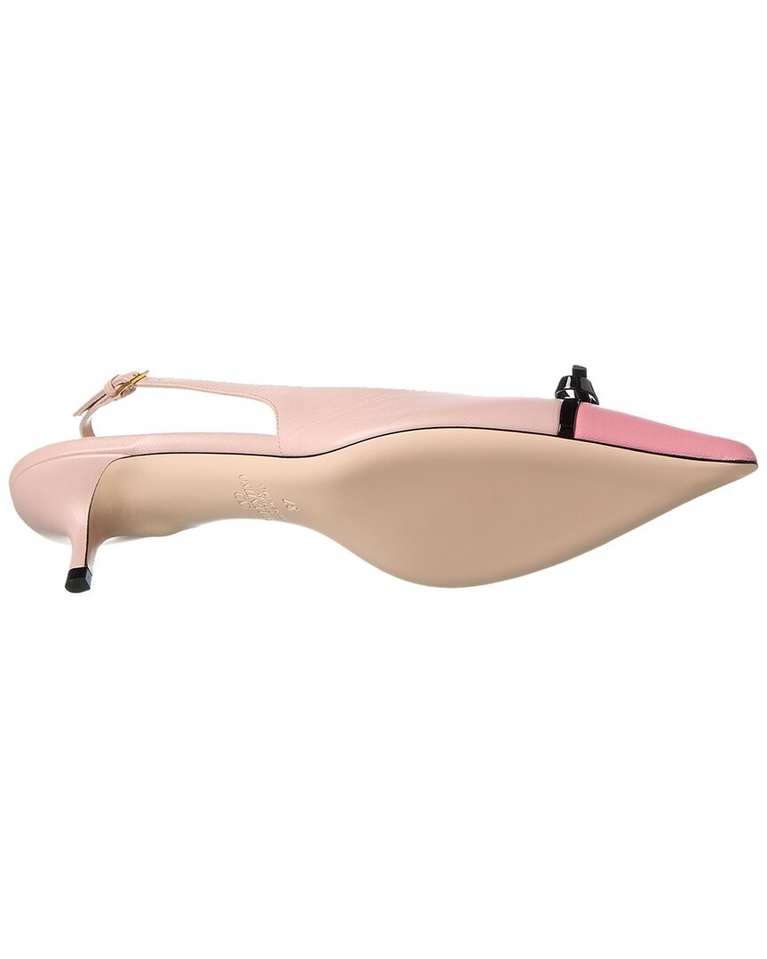 Valentino Bepointy Leather Slingback Pump Women's thumbnail 4