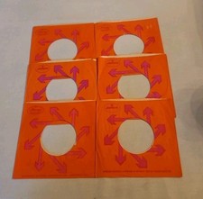 45 RPM 7" RECORD SLEEVES CO. SLEEVE 6 PACK SEE PHOTOS Mercury Records SLV329 