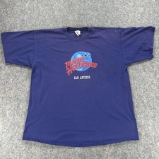 Vintage Planet Hollywood San Antonio Shirt Tee Mens XL Purple Made in USA 90s