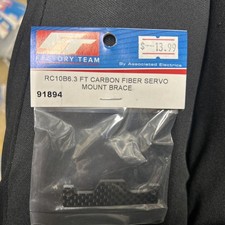 Team Associated Factory Team 91894 RC10B6.3 Carbon Fiber Servo Mount Brace