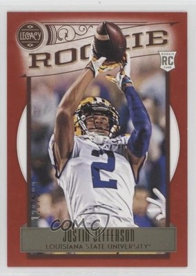 2020 Panini Legacy Rookies Red 120/299 Justin Jefferson #149 Rookie RC 17ac