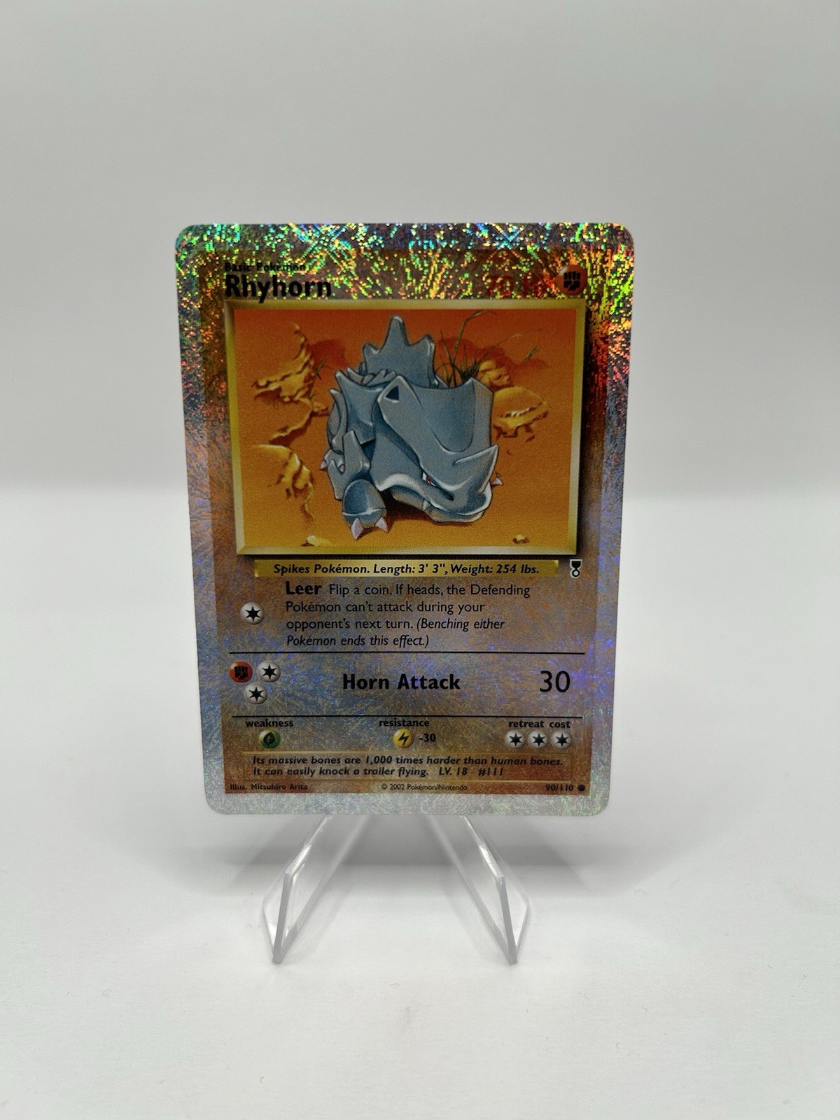 Pokémon TCG Rhyhorn Legendary Collection 90/110 Reverse Holo - NM