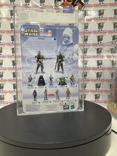 Dengar Star Wars Empire Strikes Back Gold New Sealed AFA 2004 Hasbro figure Exec - Picture 12 of 19