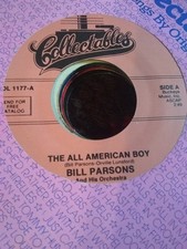 Bill Parsons, The All American Boy / Rubber Dolly ~ NM Collectables 45 +sleeve