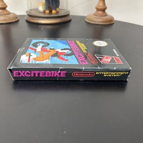 NES Excitebike-CIB-with Box Protector PAL A-Great Condition Nintendo